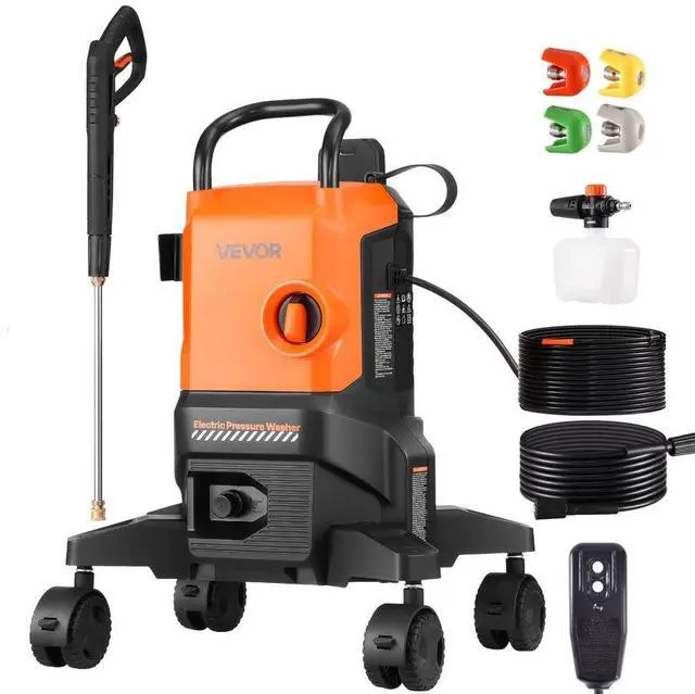Main image of Electric Pressure Washer Max 2700 PSI 1.8 GPM with Nozzles & Foam Cannon