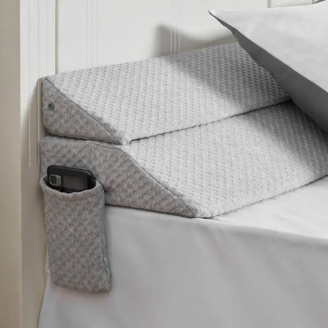 Main image of Bed Wedge Pillow for Headboard 60"x10"x6" Bed Gap Filler Fill 0-7" Gap