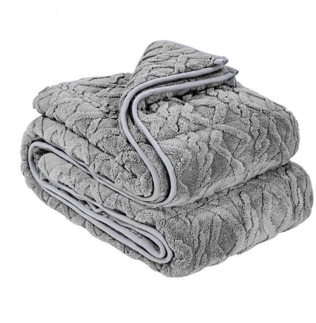 Main image of Weighted Blanket 20lb 60 x 80 in Queen Size Sherpa Fleece Heavy Blanket