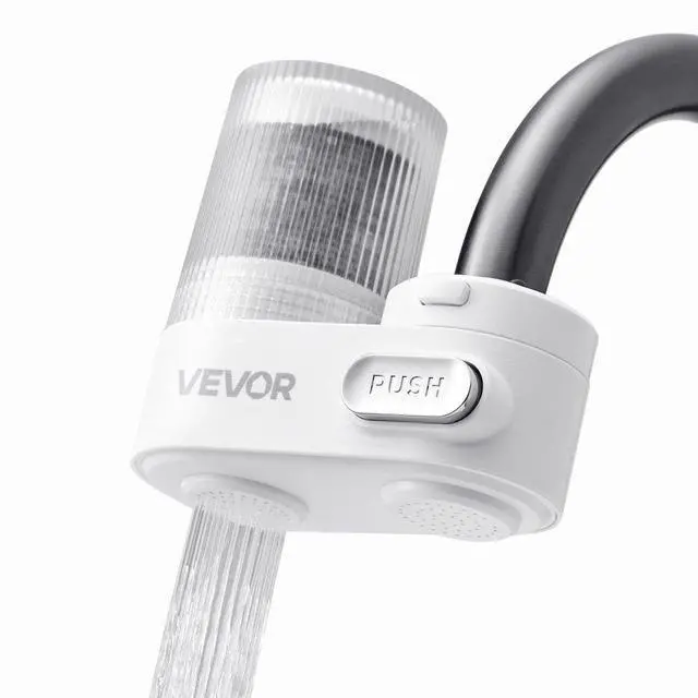 Main image of Faucet Mount Water Filter Sink Water Purifier for Kitchen Vertical White