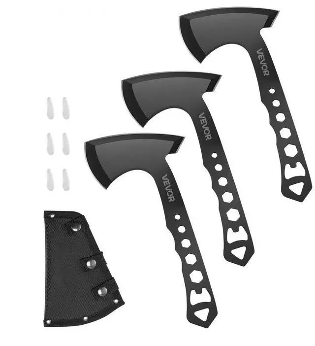 Main image of Throwing Axes and Tomahawks 3 Pack Axe Throwing Hatchet Set Stainless Steel