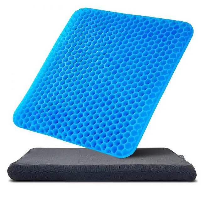 Main image of VEVOR Seat Cushion Cooling Gel Seat Chair Cushion for Hips Back Pressure Relief