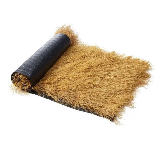 Main image of Artificial Thatch Grass Roof Roll 1.3 x 3.9 ft Tiki Hut Bar Skirt Roof Decor