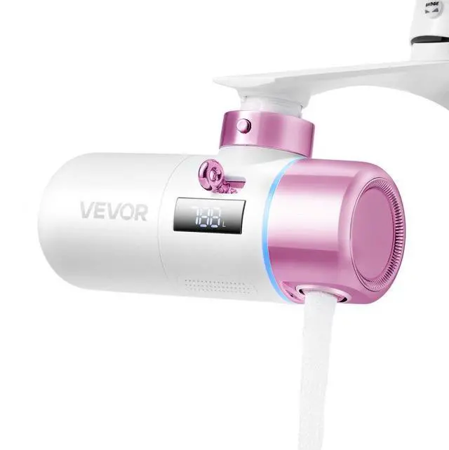 Main image of Skincare Water Filter Bathroom Sink Faucet Purifier for Skin Pink + Gold