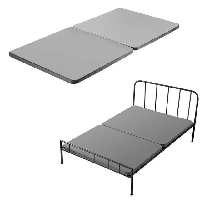 Main image of VEVOR Twin Size Bunkie Board, 1.5 in Bed Board Slats with 200D Oxford Cloth, Wooden Mattress Support for Twin Size Bed, Easy Assembly Support Under Mattress, 2 Piece, Gray