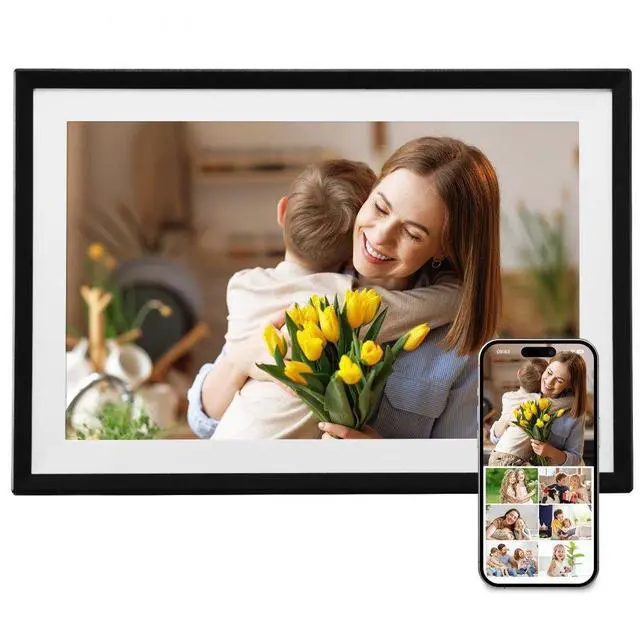 Main image of 10.1 In Digital Picture Frame 32GB 1280x800 HD IPS Touchscreen Wi-Fi Photo Frame