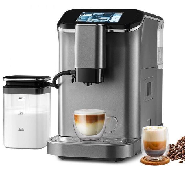 Main image of Fully Automatic Espresso Machine 20 Bar with Auto Milk Frother & Grinder