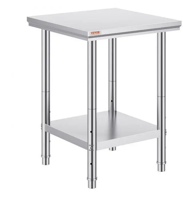 Main image of Stainless Steel Commercial Kitchen Work Food Prep Table 24"x 24"