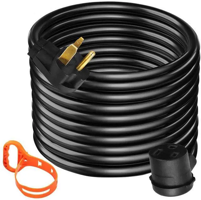 Alt view image 4 of 10 - VEVOR Welding Extension Cord 50 Amp 50 Ft 8/3 Mig Tig Plasma (50a 8awg)