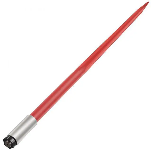 Alt view image 2 of 8 - VEVOR 49" Square HD Hay Bale Spear 4500 lb Capacity 1-3/4" Wide w/ Nut C3 Sleeve