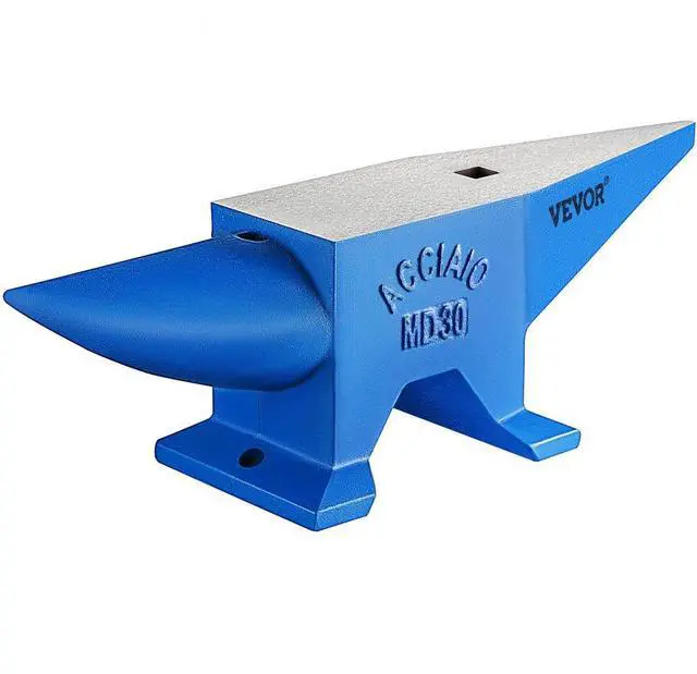 Alt view image 2 of 8 - VEVOR Round Horn 66 Lb Blacksmith Cast Steel Anvil Rugged Metal Work Heavy Duty