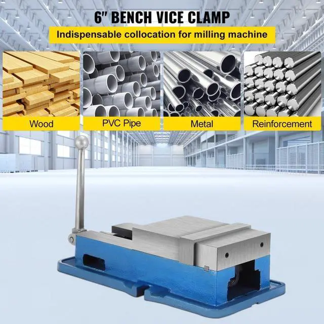 Alt view image 3 of 8 - VEVOR 6" Vises General-purpose Drill Press Vise With Stationary Base Hand Tools