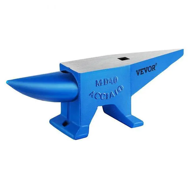 Alt view image 2 of 8 - VEVOR 88lb Blacksmith Anvil Steel Anvil 40kg Solid Heat Treated Round Horn Metal Work