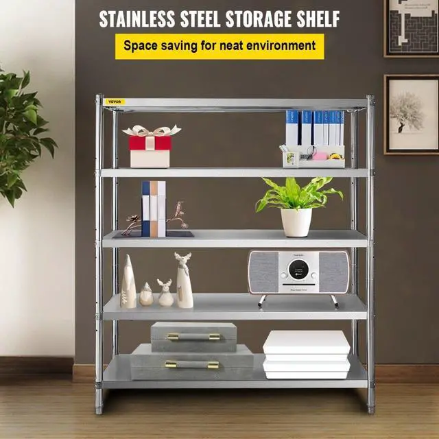 Alt view image 3 of 8 - Kitchen Shelves Shelf Rack Stainless Steel Shelving Organizer Units 60*72 Inch