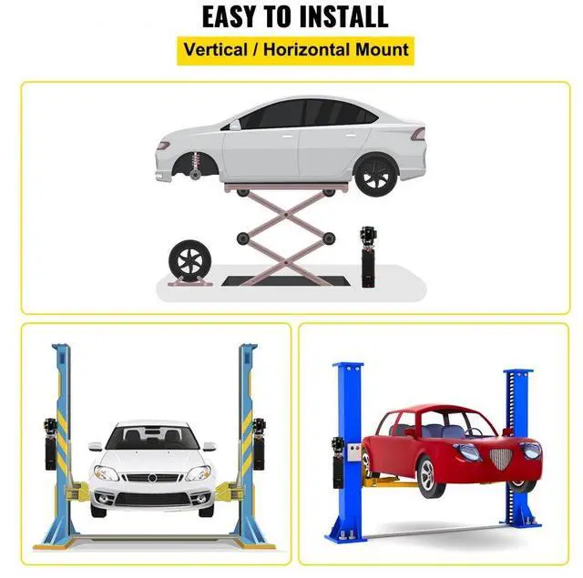 Alt view image 7 of 8 - VEVOR 6l Car Lift Hydraulic Power Unit Pack 220v 3hp S3 Auto Universal