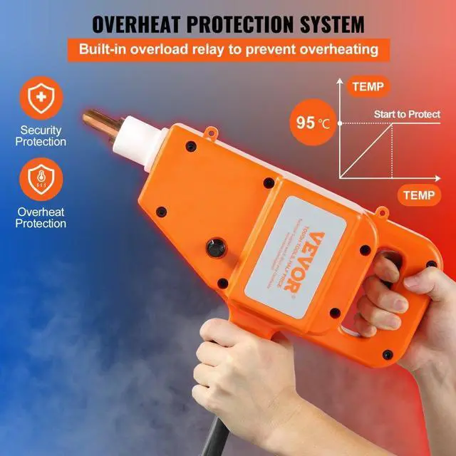 Alt view image 4 of 7 - Stud Welder Starter Spot Puller Hammer Dent Remove Auto Repair Tool
