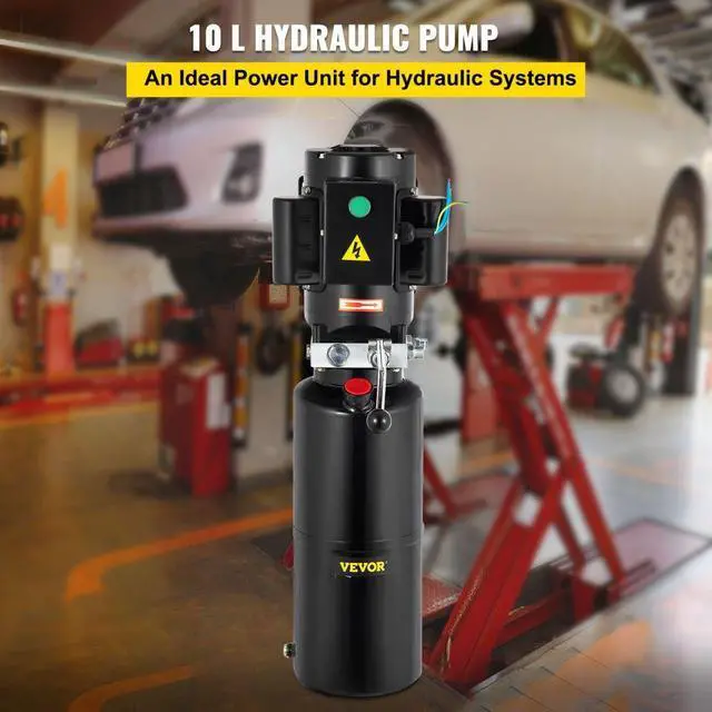 Alt view image 3 of 8 - VEVOR 110v Car Lift Hydraulic Power Unit Auto Lifts Hydraulic Pump 2.64gal Automotive