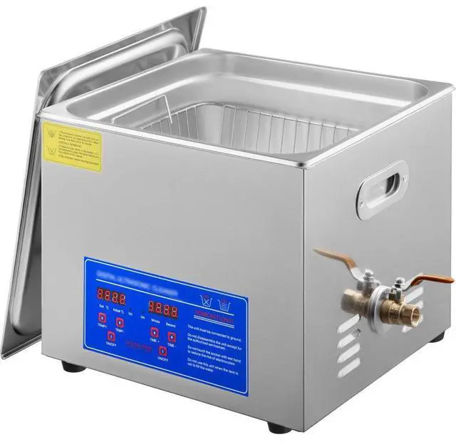 Alt view image 3 of 9 - VEVOR 15L Digital Ultrasonic Cleaner Kit Ultra Sonic Bath Timer Jewellery Cleaning