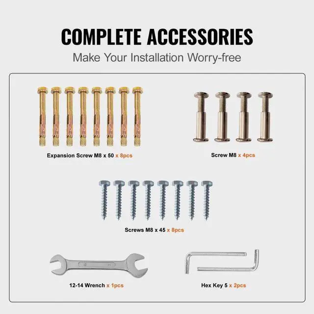 Alt view image 7 of 8 - VEVOR 4 Ft Iron Handrail Adjustable Fits 3 Or 4 Steps Handrail Grab Handrail Garden