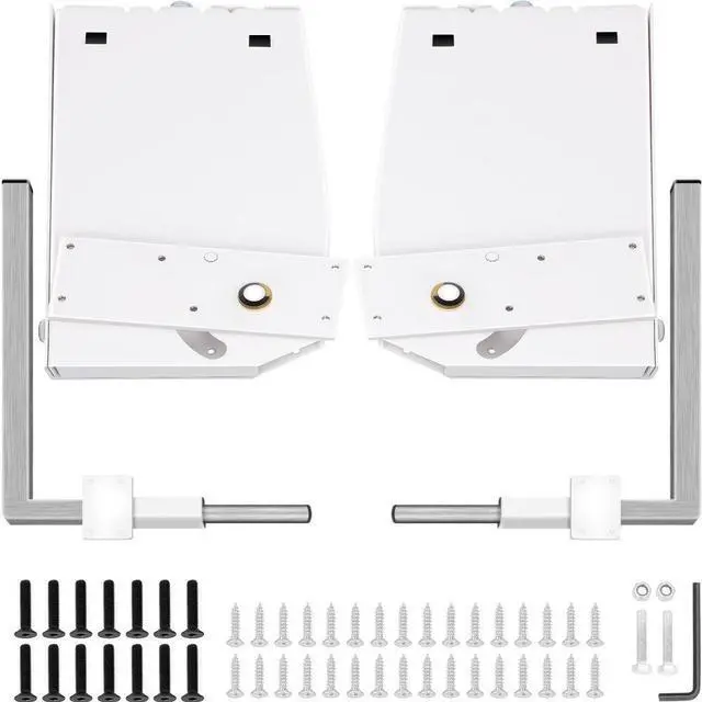 Alt view image 2 of 8 - VEVOR Murphy Wall Bed Springs Mechanism Hardware Kit White Durable King Or Queen Size