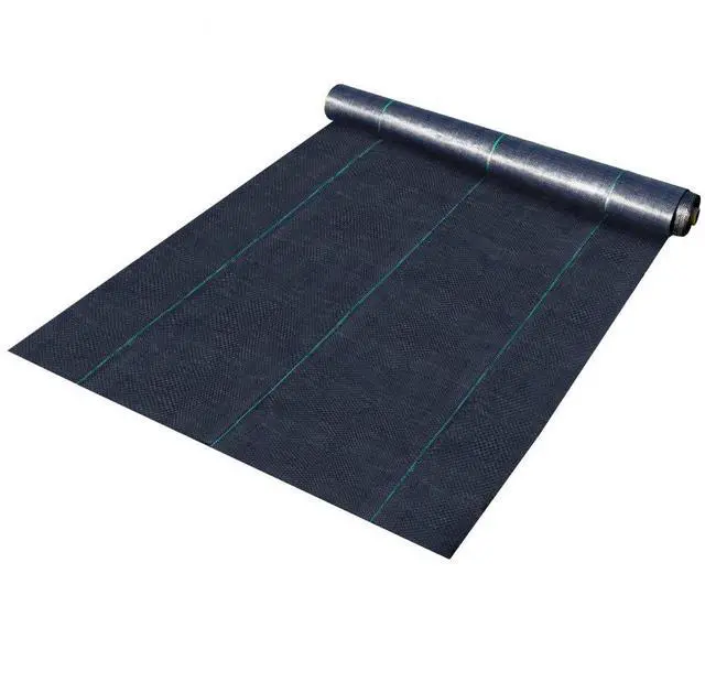 Alt view image 2 of 8 - VEVOR 20 Year 6'x 250' Weed-barrier Landscape Fabric 4.1-ounce Polypropylene Fabric