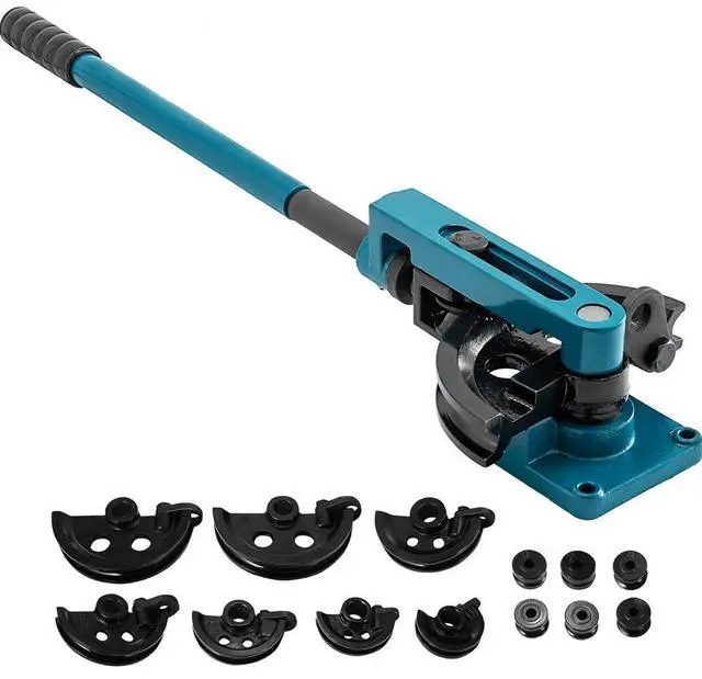 Alt view image 3 of 9 - VEVOR Pipe Bender, Manual Bench Bending Machine 3/8"-1" Tube Bender Set 7 Dies
