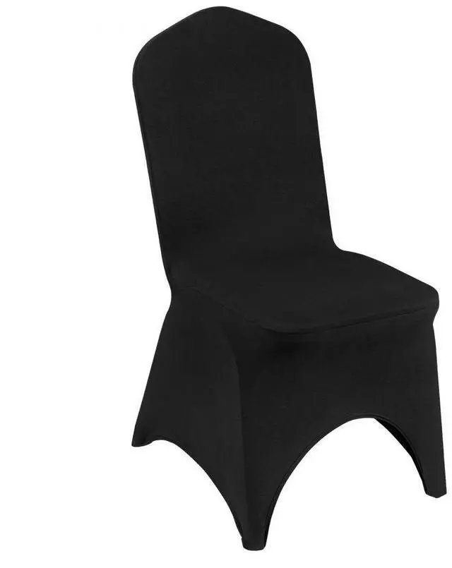 Alt view image 2 of 8 - VEVOR 50pcs Stretch Spandex Universal Chair Cover Black Durable Xmas Decoration Formal