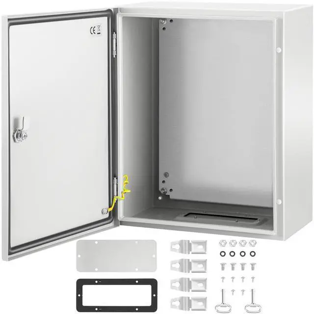 Alt view image 2 of 8 - VEVOR Steel Electrical Box Electrical Enclosure Box 20x16x10'' Carbon Steel Ip65