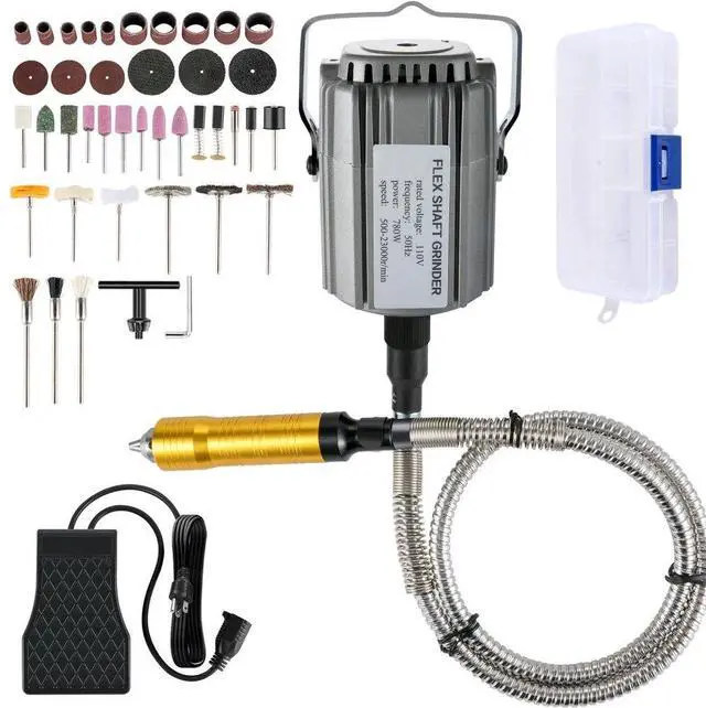 Alt view image 2 of 8 - VEVOR 780W 6.5mm Electric SR Hanging Flex Shaft Mill Jewelry Design Repair Tools