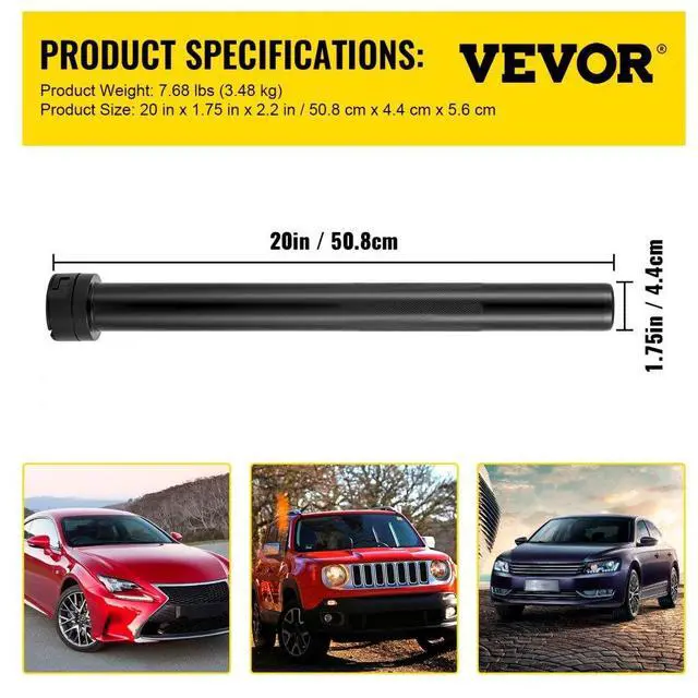 Alt view image 8 of 8 - VEVOR Inner Tie Rod Tool Kit Tie Rod Removal 13 PCS W/ 12 PCS Crowfoot Adapters