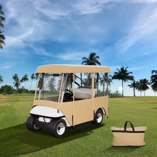 Alt view image 2 of 8 - 4 Passenger Golf Cart Cover Enclosure Fit Ezgo Yamaha Club Car Waterproof 79"