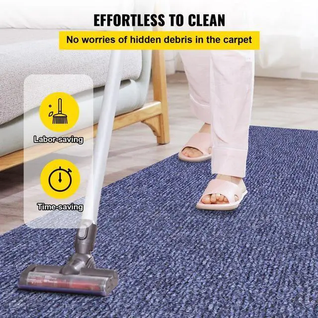 Alt view image 7 of 8 - VEVOR Boat Carpet Marine Carpet 6x39.3 Ft In/outdoor Carpet Rugs Anti-slide Blue