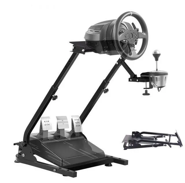 Alt view image 3 of 9 - VEVOR Racing Simulator Steering Wheel Stand For Logitech G920 G29 Thrustmaster