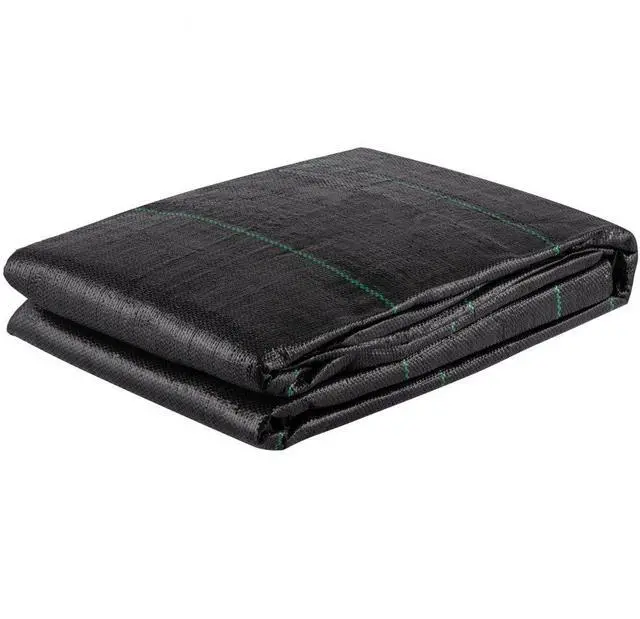 Main image of VEVOR Geotextile Fabric, 12.5 x 30 ft 3.5oz Woven PP Driveway Drain Cloth w/ 600lbs Tensile Strength, Heavy Duty Underlayment for Soil Stabilization, Landscaping, Weed Barrier, 12.5FT30FT-3.5OZ, Black