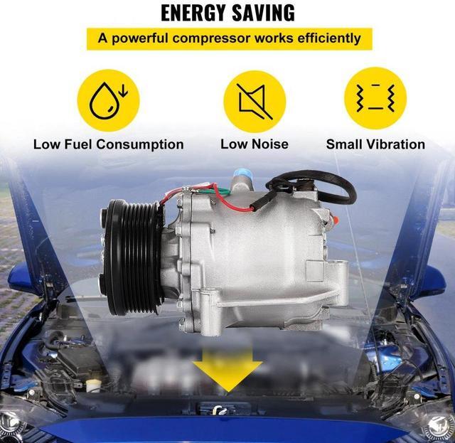 Alt view image 5 of 8 - VEVOR AC Compressor Clutch for Honda Civic 1.8L 2006-2011