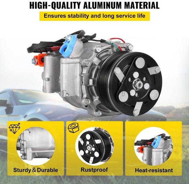 Alt view image 6 of 8 - VEVOR AC Compressor Clutch for Honda Civic 1.8L 2006-2011