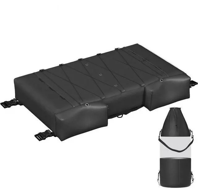 Alt view image 2 of 8 - VEVOR T-Top Storage Bag, for 6 Type II Life Jackets, w/ a Boat Trash Bag, 600D OxfordFabric Life Vests Storage Bag for Most T-Top Boats, Bimini Tops and Pontoon Tops (Life Jackets not Included)