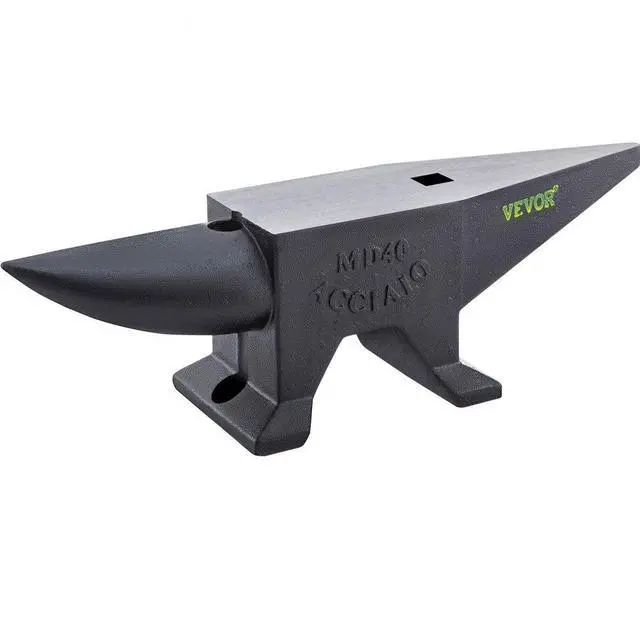 Alt view image 2 of 15 - VEVOR Cast Iron Anvil, 88 Lbs(40kg) Single Horn Anvil with Large Countertop and Stable Base, High Hardness Rugged Round Horn Anvil Blacksmith, for Bending, Shaping