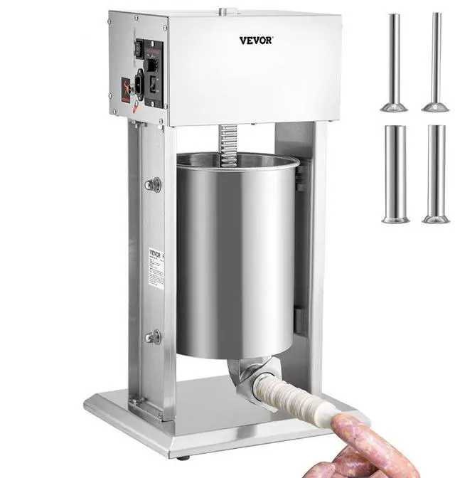 Alt view image 2 of 8 - VEVOR Electric Sausage Stuffer 10L Variable Speed Sausage Maker Stainless Steel