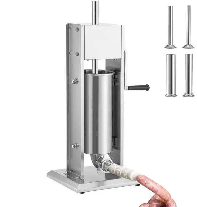 Alt view image 2 of 8 - VEVOR Sausage Stuffer 8LBS/5L Capacity Homemade Sausage Maker Stainless Steel