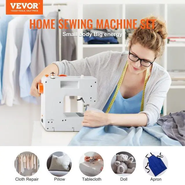 Alt view image 3 of 15 - VEVOR Sewing Machine 38 Stitches Extension Table Pedal Accessory for Home DIY