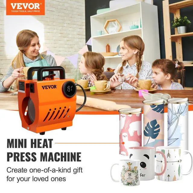 Alt view image 3 of 8 - VEVOR Mug Heat Press Mini Cup Press Machine DIY Sublimation Blanks 11-15oz