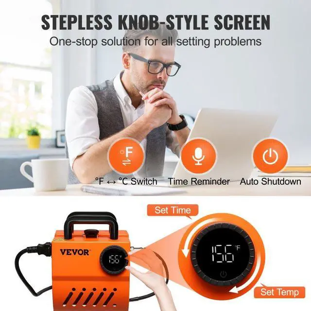 Alt view image 5 of 8 - VEVOR Mug Heat Press Mini Cup Press Machine DIY Sublimation Blanks 11-15oz
