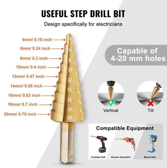Alt view image 7 of 8 - VEVOR 15 Ton Hydraulic Knockout Punch Driver Kit Hole Tool 1/2"-4" with 10 Dies