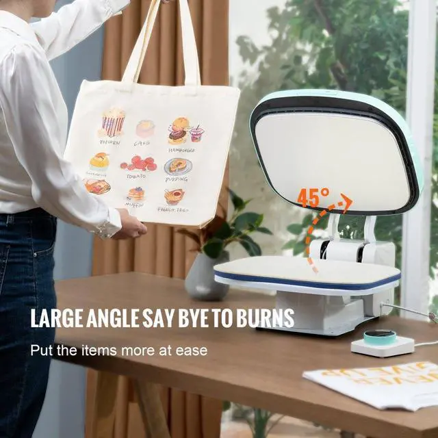 Alt view image 7 of 8 - VEVOR Auto Heat Press 12x15in Professional Heat Transfer Autopress DIY T-shirts