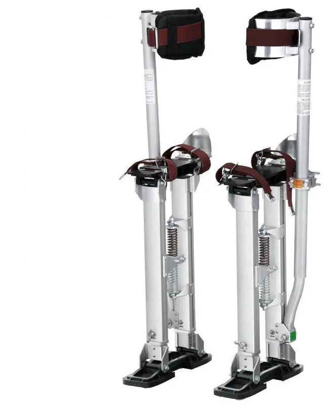 Alt view image 2 of 8 - VEVOR Drywall Stilts Aluminum Tool Stilts 18''-30'' Adjustable Painting Taping