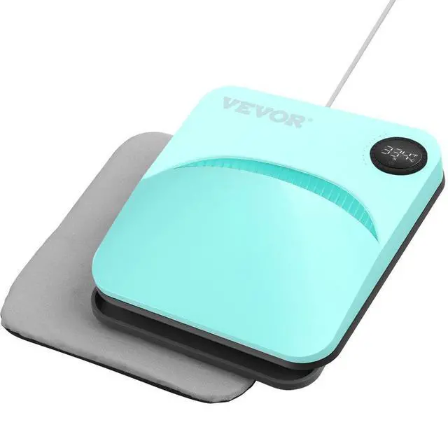 Alt view image 2 of 8 - VEVOR Heat Press 9 x 9 in Portable Easy Press Sublimation Transfer DIY T-shirt