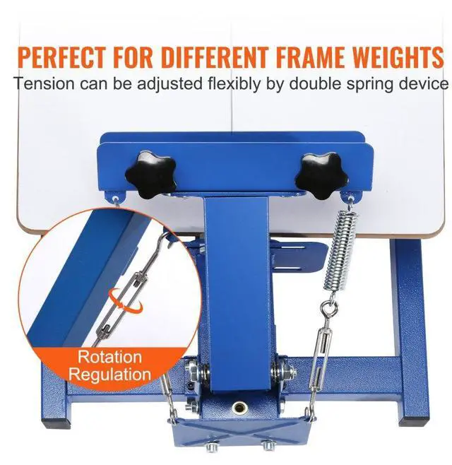 Alt view image 4 of 8 - VEVOR 1 Color 1 Station Silk Screening Screenprint Press Screen Printing Machine
