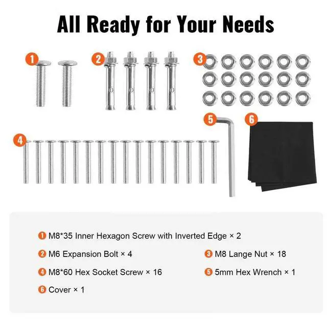 Alt view image 7 of 8 - VEVOR 12.7FT Outdoor Firewood Rack with Cover, 152x14.2x46.1in,Heavy Duty Firewood Holder & 600D Oxford Waterproof Cover for Fireplace, Patio, Indoor/Outdoor Log Storage Rack for 3/4 Cord of Firewood