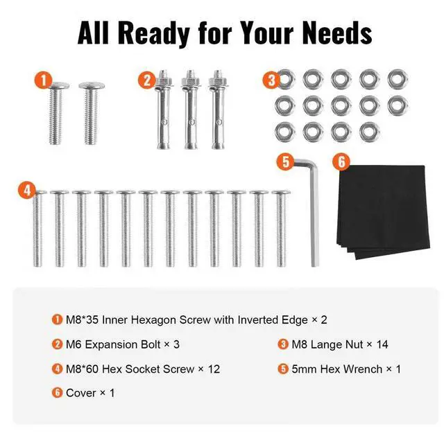 Alt view image 7 of 15 - VEVOR 8.5FT Outdoor Firewood Rack with Cover, 102x14.2x46.1 in, Heavy Duty Firewood Holder & 600D Oxford Waterproof Cover for Fireplace, Patio, Indoor/Outdoor Log Storage Rack for 1/2 Cord of Firewood